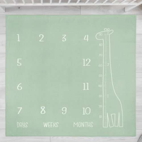 5908310388359 muslin photo mat giraffe